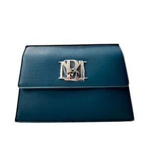 NWT Badgley Mischka Crossbody with Big BM Dark Green